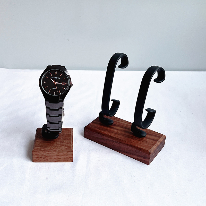 Wooden C‑Shaped Watch Holder,  - огляд і ціна Jewelry And Watches Inc