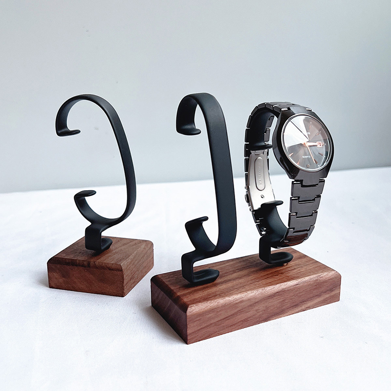 Wooden C-Shaped Watch Holder J - огляд і ціна Jewelry And Watches Inc