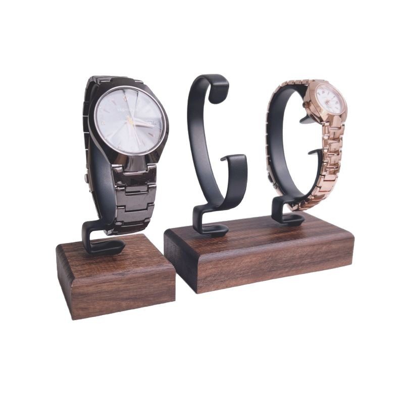 Wooden C-Shaped Watch Holder J - огляд і ціна Jewelry And Watches Inc