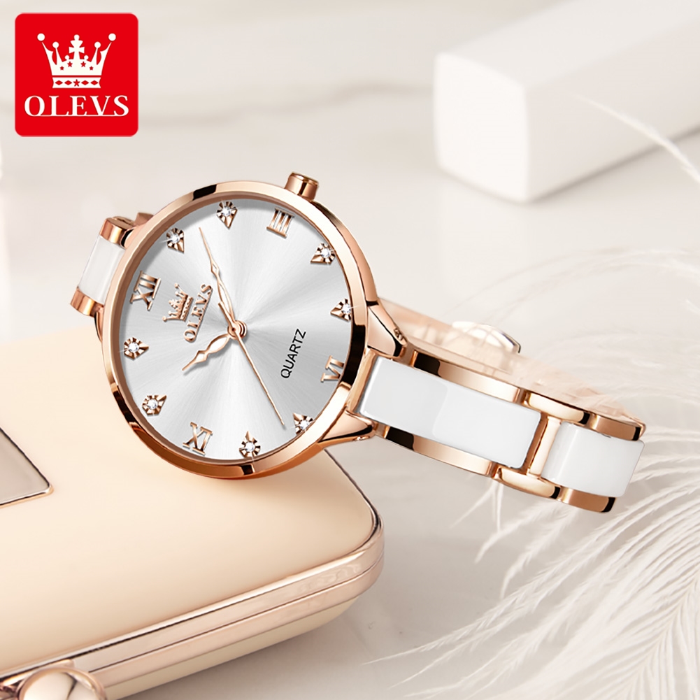 OLEVS 5872 Women Watches Quart - огляд і ціна Jewelry For Watches