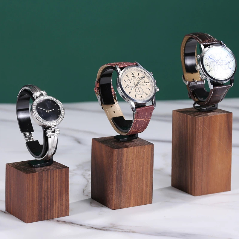 New Wooden C Shaped Watch Disp - огляд і ціна Jewelry And Watches Inc