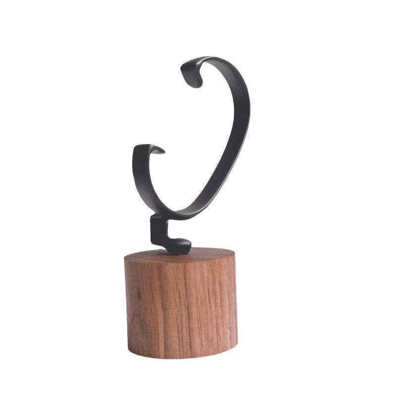 1PCS Solid Wood C‑Shaped Watch - огляд і ціна Jewelry And Watches Inc